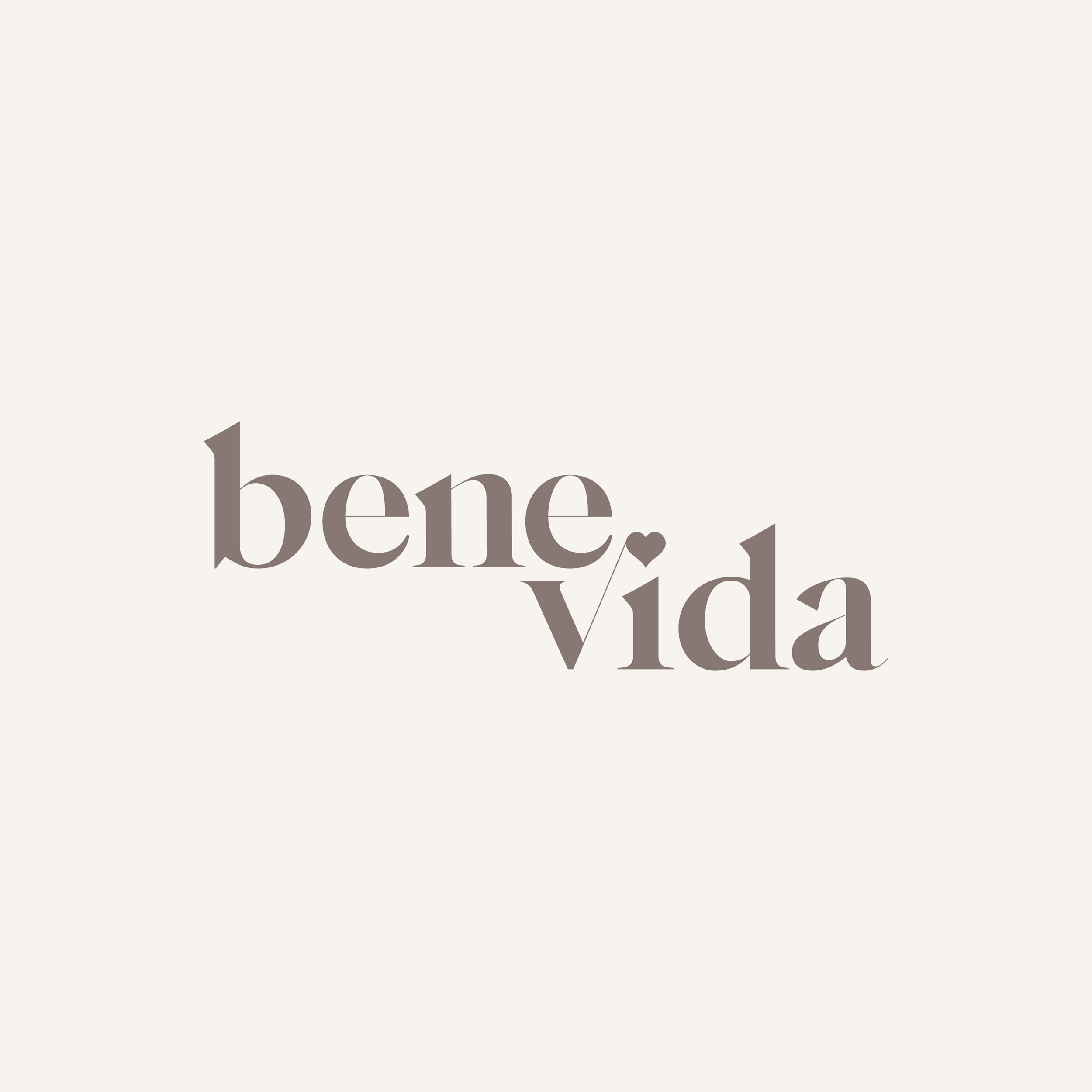 Benevida logo off white